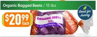 Healthy Planet Organic Bagged Beets offer