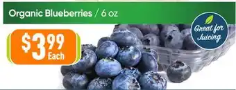 Healthy Planet Organic Blueberries offer