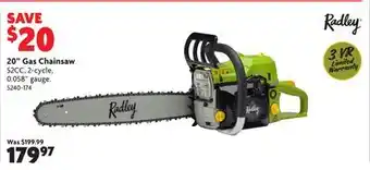 Home Hardware 20 Gas Chainsaw offer