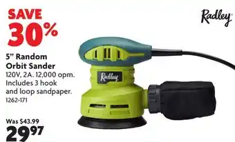 Home Hardware 5 Random Orbit Sander offer