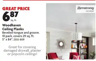 Home Hardware Woodhaven Ceiling Planks offer