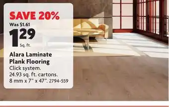 Home Hardware Laminate Plank Flooring offer