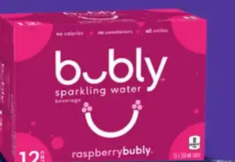Giant Tiger bubly Sparkling Water Beverage offer