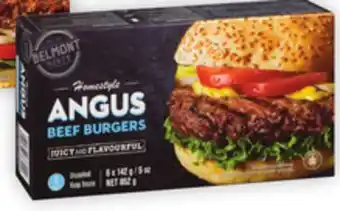 Giant Tiger Belmont Meats burgers offer