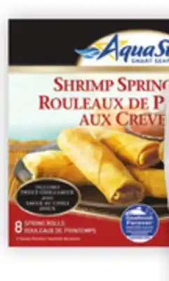 Giant Tiger Aqua Star shrimp spring rolls offer