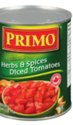 Giant Tiger Primo canned tomatoes offer
