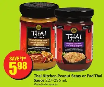 FreshCo Thai Kitchen Peanut Satay or Pad Thai Sauce 227-236 mL offer