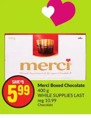 FreshCo Merci Boxed Chocolate 400 g offer