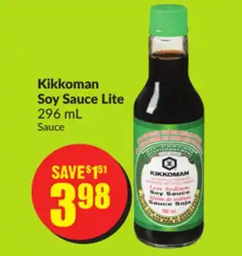 FreshCo Kikkoman Soy Sauce Lite offer