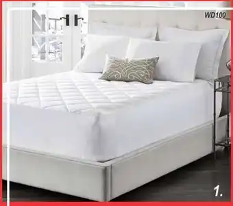 Oxford Mills Wool Filled Quilted Mattress Protector offer