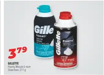 Familiprix GILLETTE Shave foam offer