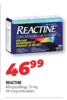 Familiprix REACTINE Allergy, 10 mg offer