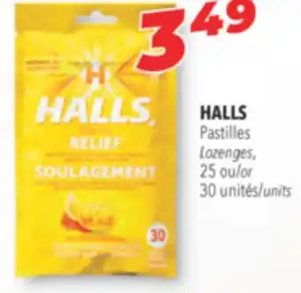 Familiprix HALLS Pastilles Lozenges offer