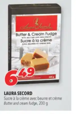 Familiprix LAURA SECORD Butter and cream fudge, 200 g offer