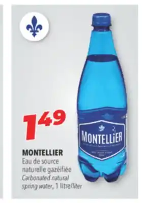 Familiprix MONTELLIER Carbonated natural spring water offer