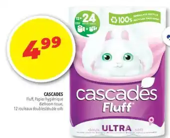 Familiprix CASCADES Bathroom tissue, 12 double rolls offer