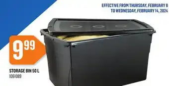 Canac Storage Bin 50 L offer