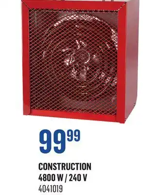Canac Construction Heater offer