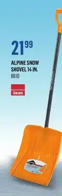 Canac ALPINE SNOW SHOVEL 14 IN offer