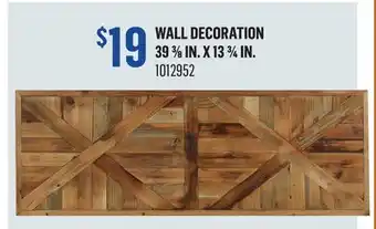 Canac Wall Decoration 39 3/8 in. x 13 3/4 in offer