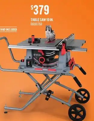 Canac TABLE SAW 10 IN offer