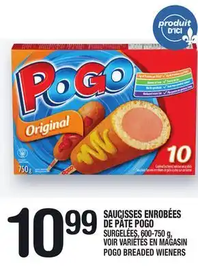 Marche Ami SAUCISSES ENROBÉES DE PÂTE POGO | POGO BREADED WIENERS offer