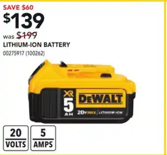 RONA LITHIUM-ION BATTERY offer