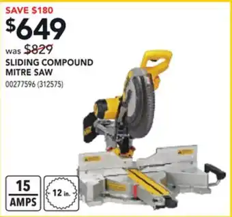 RONA SLIDING COMPOUND MITRE SAW offer