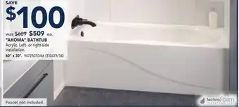 RONA AKOMA BATHTUB offer
