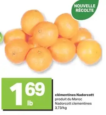 L'Intermarché CLÉMENTINES NADORCOTT offer