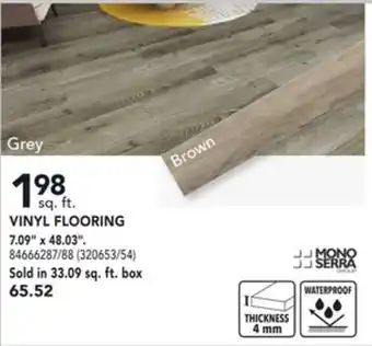 MONO SERRA VINYL FLOORING 7.09 x 48.03