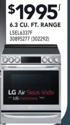 Réno Dépôt LG 6.3 CU. FT. RANGE offer