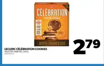 Real Canadian Superstore LECLERC CÉLÉBRATION COOKIES, 240 G offer