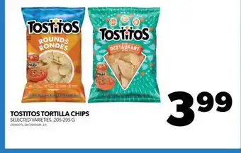 Real Canadian Superstore TOSTITOS TORTILLA CHIPS, 205-295 G offer