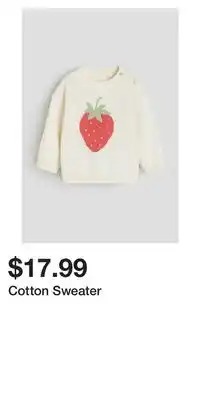 H&M Cotton Sweater offer