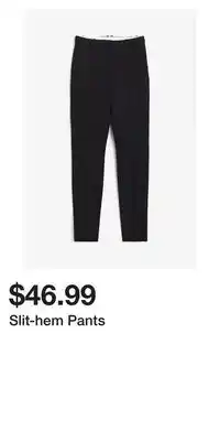 H&M Slit-hem Pants offer