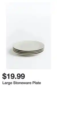 H&M Large Stoneware Plate offer