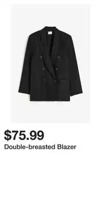 H&M Double-breasted Blazer offer