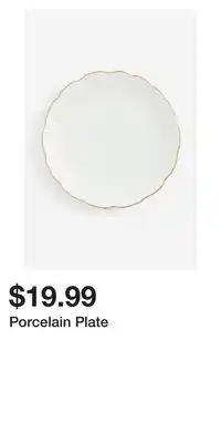 H&M Porcelain Plate offer