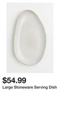 H&M Large Stoneware Serving Dish offer