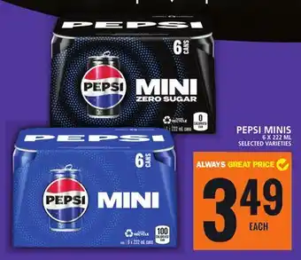 Food Basics PEPSI MINIS offer
