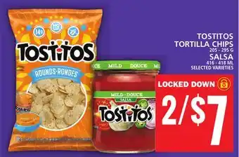 Food Basics TOSTITOS TORTILLA CHIPS OR SALSA offer
