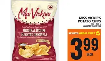 Food Basics MISS VICKIE'S POTATO CHIPS offer