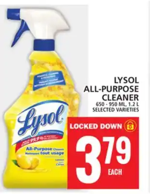 Food Basics LYSOL ALL-PURPOSE CLEANER offer