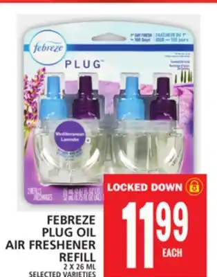 Food Basics FEBREZE PLUG OIL AIR FRESHENER REFILL offer