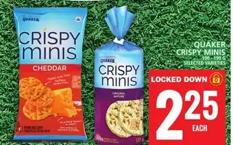 Food Basics QUAKER CRISPY MINIS offer