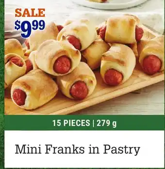M & M Food Market Mini Franks in Pastry offer