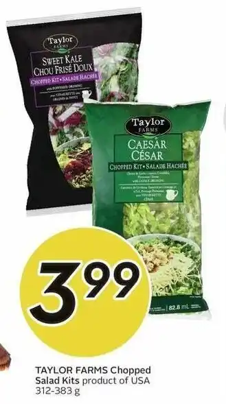 Sobeys TAYLOR FARMS Chopped Salad Kits 312-383g offer