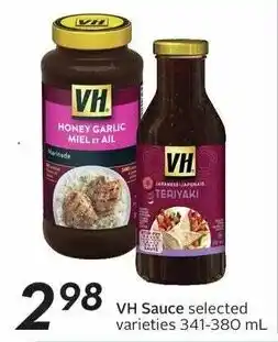 Sobeys VH Sauce selected varieties 341-380mL offer