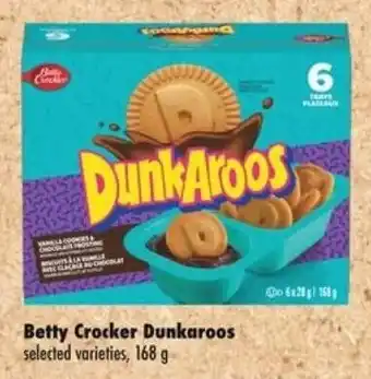 Real Canadian Superstore Betty Crocker Dunkaroos selected varieties, 168g offer